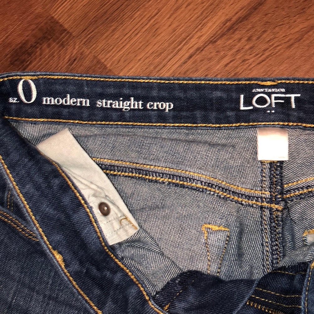 Ann Taylor Modern Straight Crop - Picture 3 of 6
